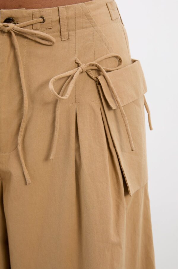 Avemode Tatianna Tan Culotte Pants - Image 4