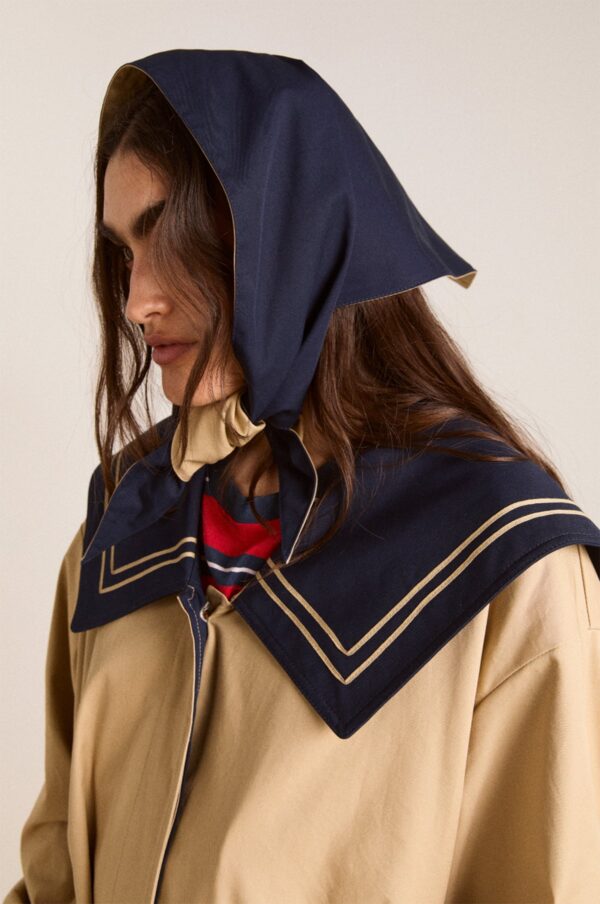 Avemode Ella Headscarf – Navy - Image 7