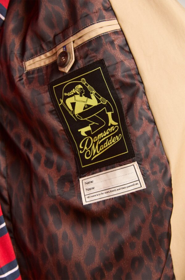 Avemode Ella Trench Coat – Navy Tan - Image 9