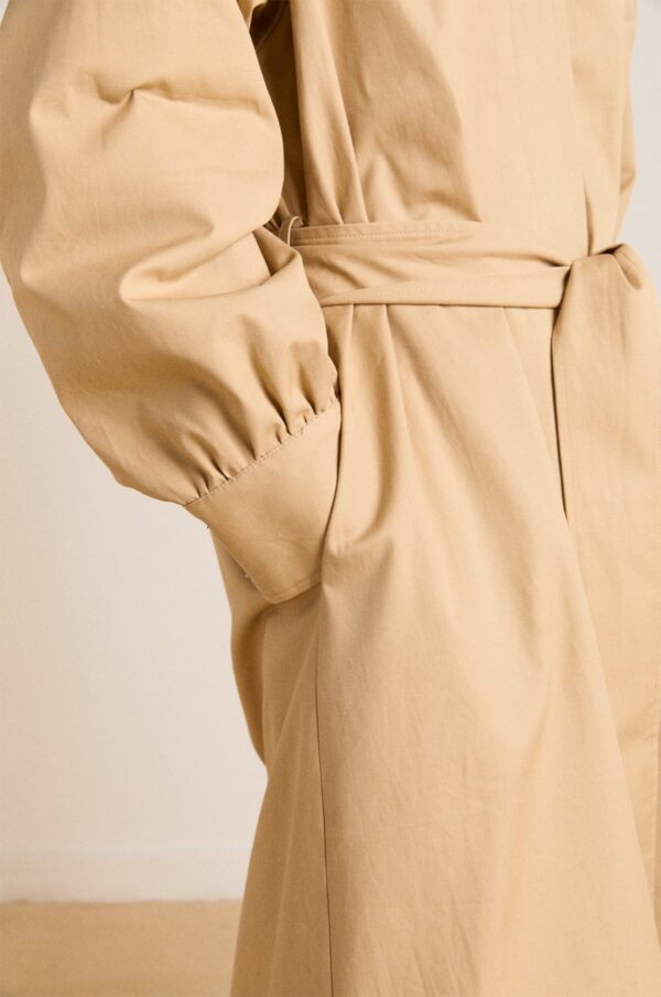 Avemode Ella Trench Coat – Navy Tan - Image 14