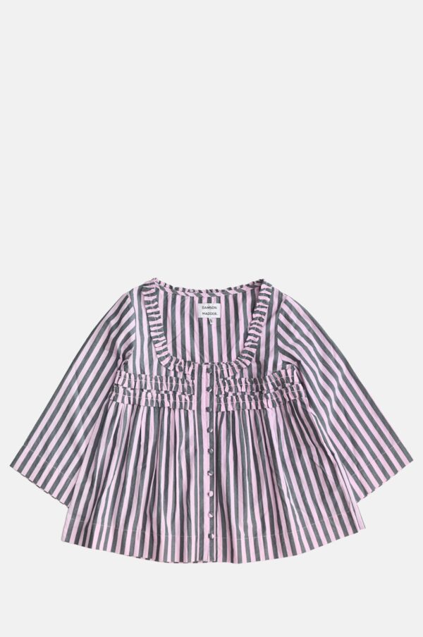 Avemode Leilani Blouse – Garden Tulle Stripe