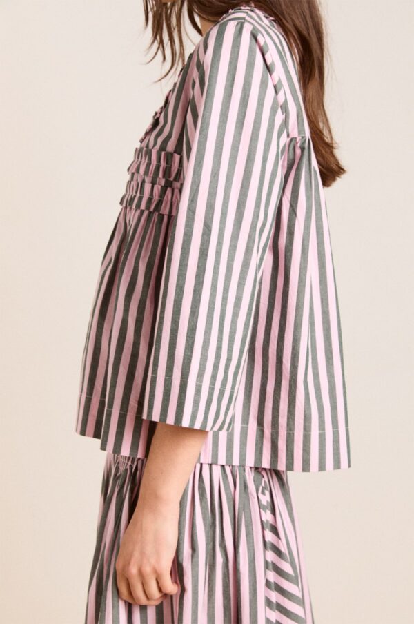 Avemode Leilani Blouse – Garden Tulle Stripe - Image 6
