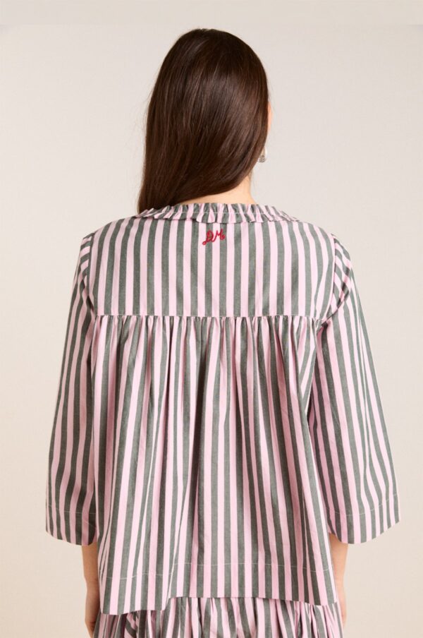 Avemode Leilani Blouse – Garden Tulle Stripe - Image 7