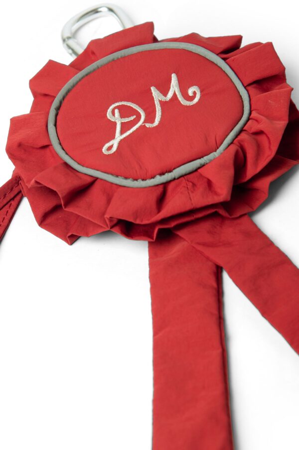 Avemode Rosette Pouch Bag Charm – Red - Image 2